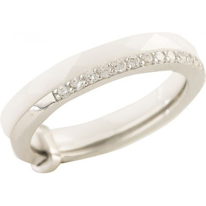 Серебряное кольцо SilverBreeze с керамикой (1213667) 17 размер