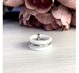Серебряное кольцо SilverBreeze с керамикой 1214961 18.5 размер, 18.5 размер, 18.5 размер, 18.5 размер