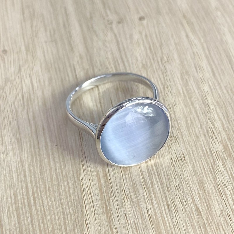 Серебряное кольцо SilverBreeze с кошачим глазом 1955444 18 размер, 18 размер, 18 размер, 18 размер