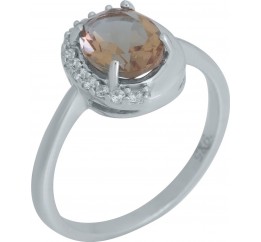 Серебряное кольцо SilverBreeze с Султанит султанитом 2007876 18.5 размер, 18.5 размер, 18.5 размер, 18.5 размер