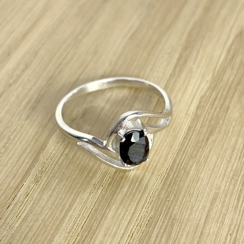 Серебряное кольцо SilverBreeze с натуральным сапфиром 2000495 17 размер, 17 размер, 17 размер, 17 размер