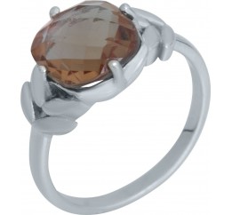 Серебряное кольцо SilverBreeze с Султанит султанитом 2007494 17.5 размер, 17.5 размер, 17.5 размер, 17.5 размер