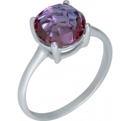 Серебряное кольцо SilverBreeze с Султанит султанитом 1948477 17.5 размер, 17.5 размер, 17.5 размер, 17.5 размер
