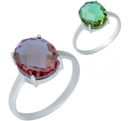 Серебряное кольцо SilverBreeze с Султанит султанитом 1948583 18.5 размер, 18.5 размер, 18.5 размер, 18.5 размер