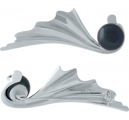 Серебряная брошка SilverBreeze с натуральным жемчугом (1975503)