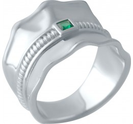 Серебряное кольцо SilverBreeze с фианитами (2031451) 16.5 размер
