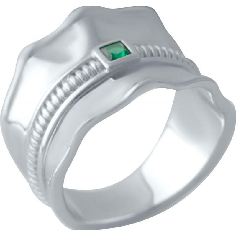 Серебряное кольцо SilverBreeze с фианитами (2031451) 16.5 размер