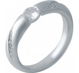 Серебряное кольцо SilverBreeze с фианитами 2022398 18 размер, 18 размер, 18 размер, 18 размер