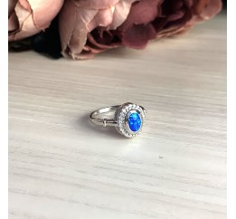 Серебряное кольцо SilverBreeze с опалом 1922682 17.5 размер, 17.5 размер, 17.5 размер, 17.5 размер