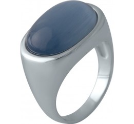 Серебряное кольцо SilverBreeze с кошачим глазом 2002512 17.5 размер, 17.5 размер, 17.5 размер, 17.5 размер