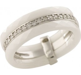 Серебряное кольцо SilverBreeze с керамикой (1223666) 15 размер