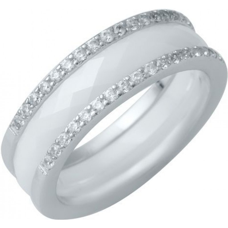 Серебряное кольцо SilverBreeze с керамикой 1214459 16.5 размер, 16.5 размер, 16.5 размер, 16.5 размер