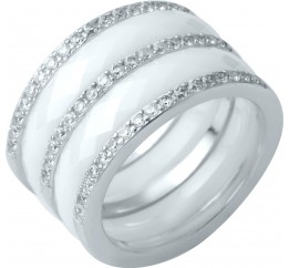 Серебряное кольцо SilverBreeze с керамикой 1214299 18 размер, 18 размер, 18 размер, 18 размер