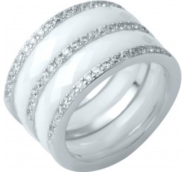 Серебряное кольцо SilverBreeze с керамикой 1214299 16.5 размер, 16.5 размер, 16.5 размер, 16.5 размер