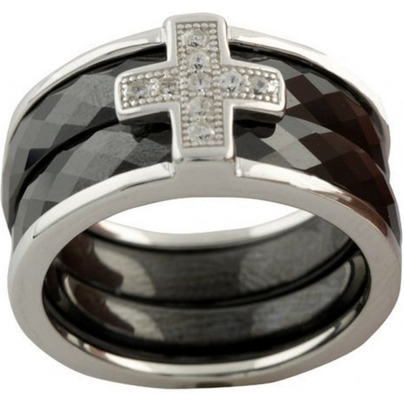 Серебряное кольцо SilverBreeze с керамикой 1150306 18.5 размер, 18.5 размер, 18.5 размер, 18.5 размер