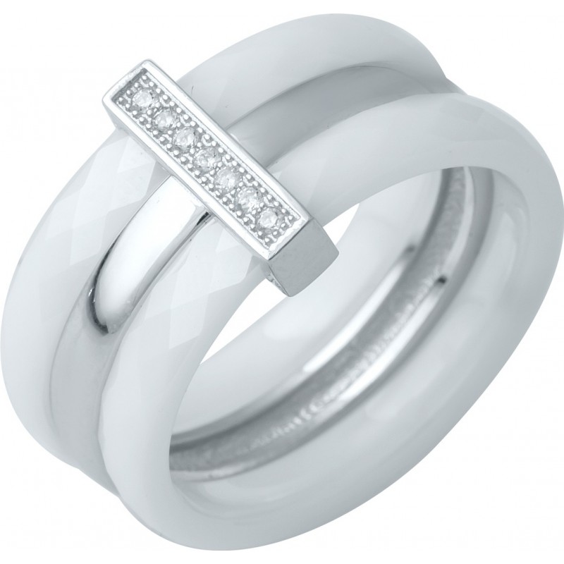 Серебряное кольцо SilverBreeze с керамикой 0481791 18 размер, 18 размер, 18 размер, 18 размер