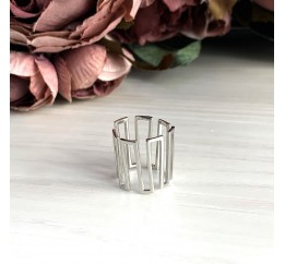 Серебряное кольцо SilverBreeze без камней (2030140) 15 размер
