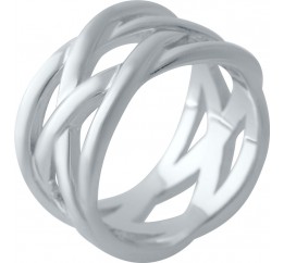 Серебряное кольцо SilverBreeze без камней 2029472 18.5 размер, 18.5 размер, 18.5 размер, 18.5 размер