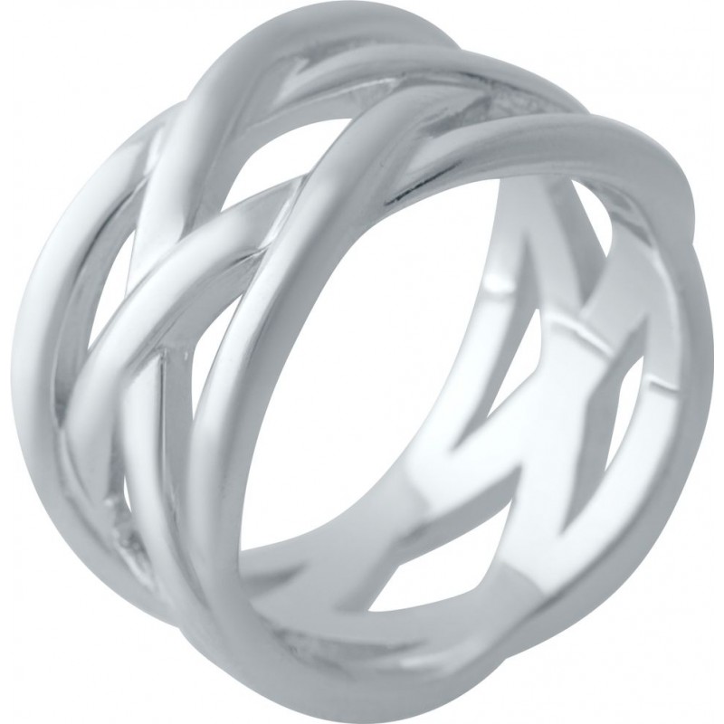 Серебряное кольцо SilverBreeze без камней 2029472 18 размер, 18 размер, 18 размер, 18 размер