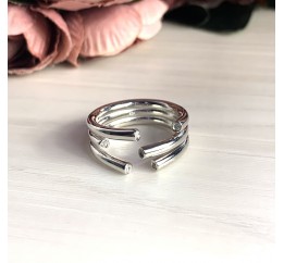 Серебряное кольцо SilverBreeze без камней 2029465 17 размер, 17 размер, 17 размер, 17 размер