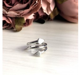 Серебряное кольцо SilverBreeze без камней 2016335 17 размер, 17 размер, 17 размер, 17 размер