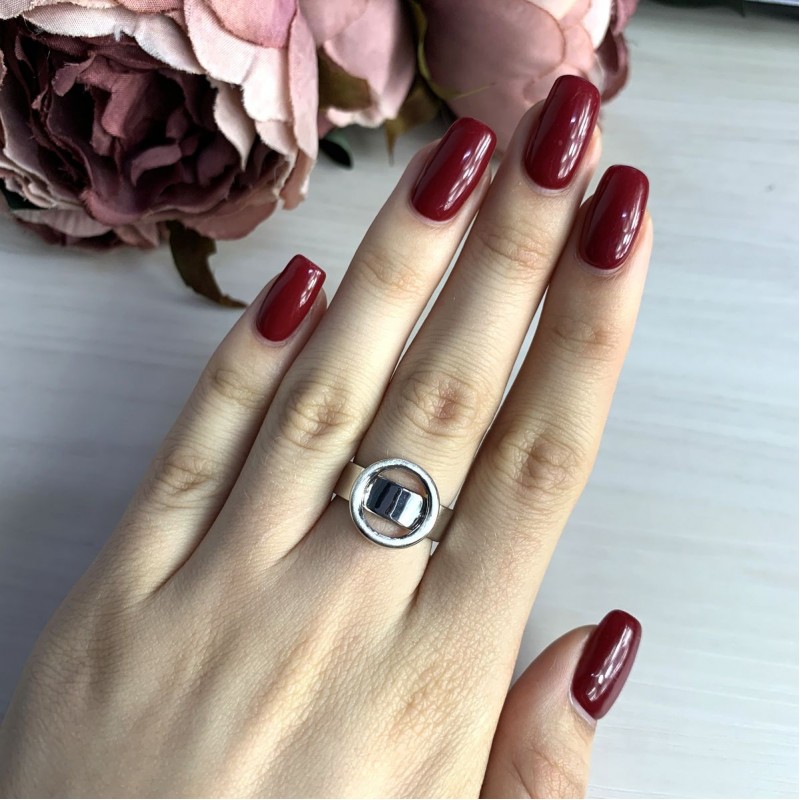 Серебряное кольцо SilverBreeze без камней (2016304) 16.5 размер