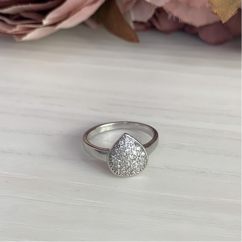 Серебряное кольцо SilverBreeze с фианитами 0486574,  размер,  размер,  размер