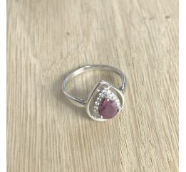 Серебряное кольцо SilverBreeze с натуральным рубином 1087794 17 размер, 17 размер, 17 размер, 17 размер
