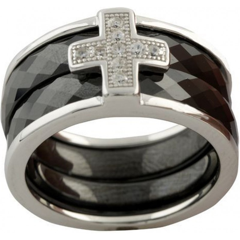 Серебряное кольцо SilverBreeze с керамикой 1150306 16 размер, 16 размер, 16 размер, 16 размер