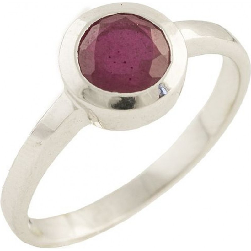 Серебряное кольцо SilverBreeze с натуральным рубином 1192436 16.5 размер, 16.5 размер, 16.5 размер, 16.5 размер