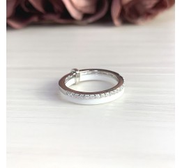 Серебряное кольцо SilverBreeze с керамикой 1213667 18 размер, 18 размер, 18 размер, 18 размер
