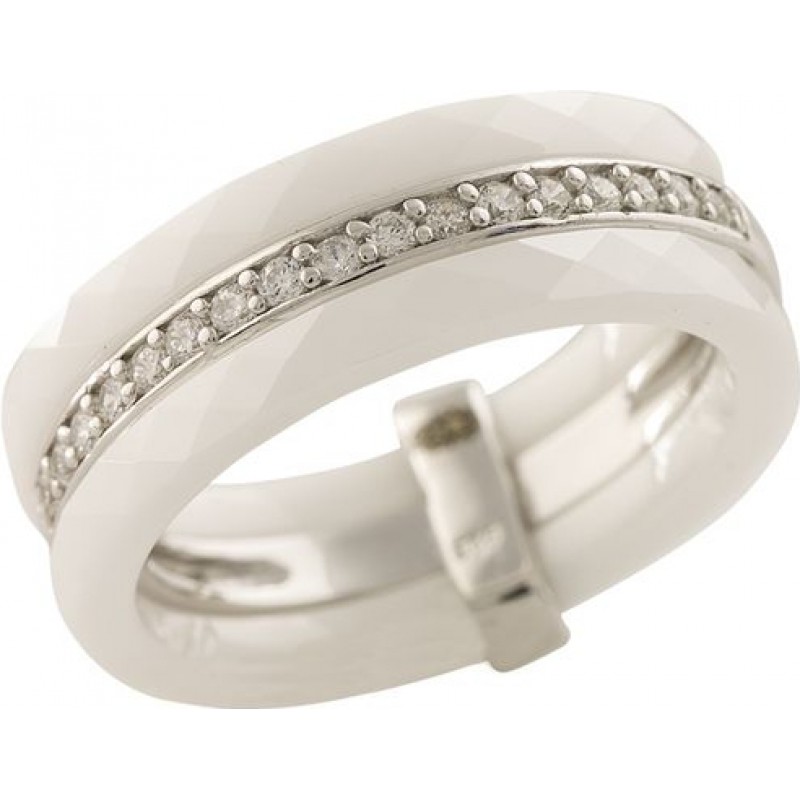 Серебряное кольцо SilverBreeze с керамикой 1223666 16 размер, 16 размер, 16 размер, 16 размер