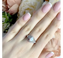 Серебряное кольцо SilverBreeze с опалом 1958780 18 размер, 18 размер, 18 размер, 18 размер