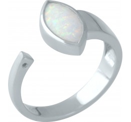 Серебряное кольцо SilverBreeze с опалом 1960516 18 размер, 18 размер, 18 размер, 18 размер