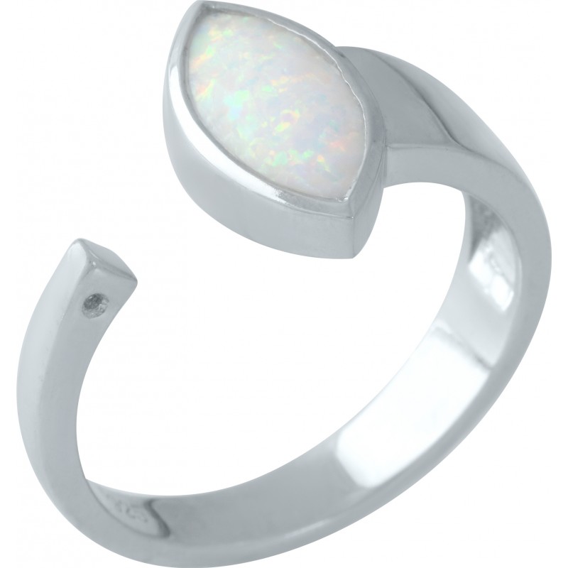 Серебряное кольцо SilverBreeze с опалом 1960516 18 размер, 18 размер, 18 размер, 18 размер
