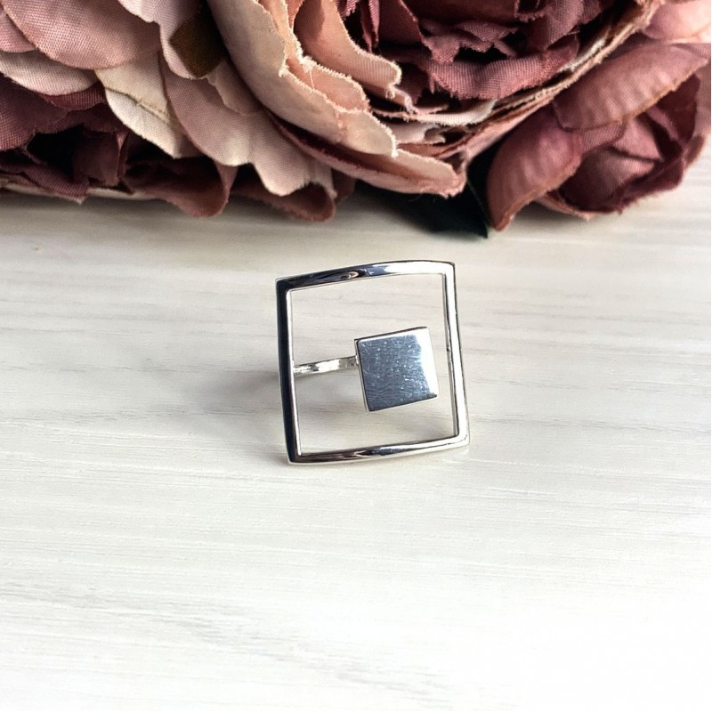 Серебряное кольцо SilverBreeze без камней (1998427) 18.5 размер