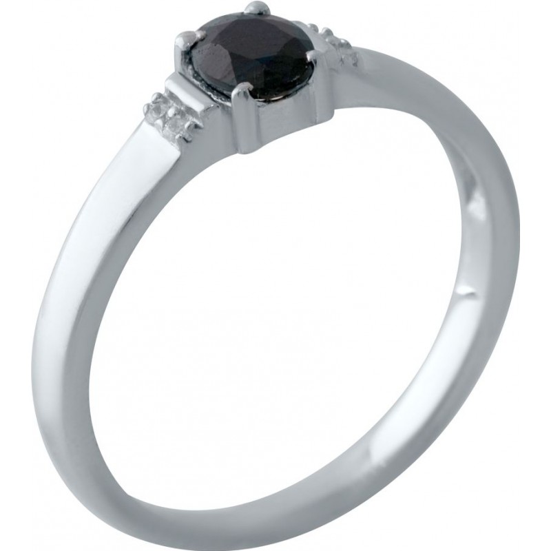 Серебряное кольцо SilverBreeze с натуральным сапфиром 2028154 18 размер, 18 размер, 18 размер, 18 размер