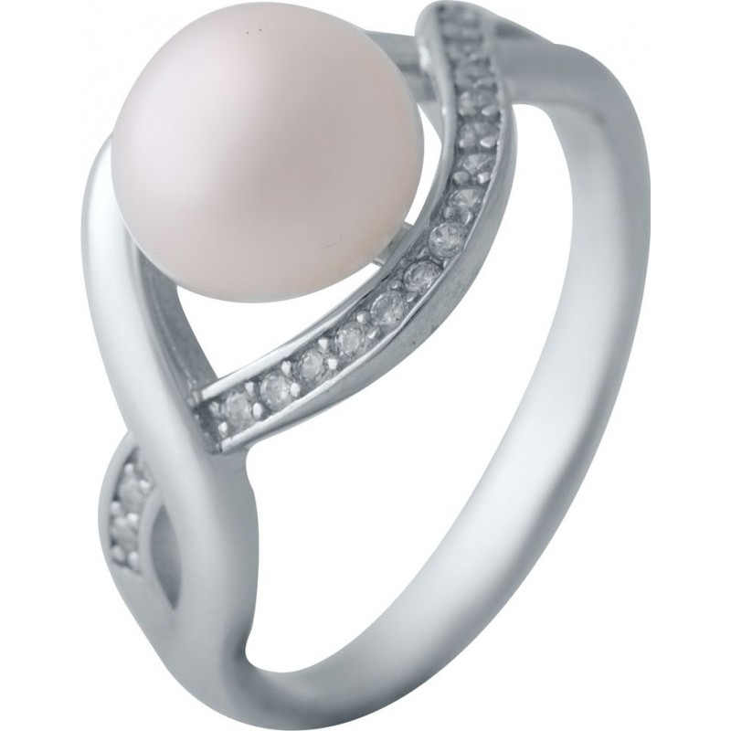 Серебряное кольцо SilverBreeze с натуральным жемчугом 2035510 16.5 размер, 16.5 размер, 16.5 размер, 16.5 размер