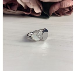 Серебряное кольцо SilverBreeze с натуральным перламутром 2037965 18.5 размер, 18.5 размер, 18.5 размер, 18.5 размер