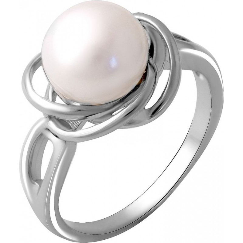 Серебряное кольцо SilverBreeze с натуральным жемчугом 2044017 16.5 размер, 16.5 размер, 16.5 размер, 16.5 размер