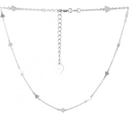Серебряное колье SilverBreeze без камней (2052777) 450500 размер