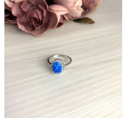 Серебряное кольцо SilverBreeze с опалом 1.4ct 2075905 17 размер, 17 размер, 17 размер, 17 размер