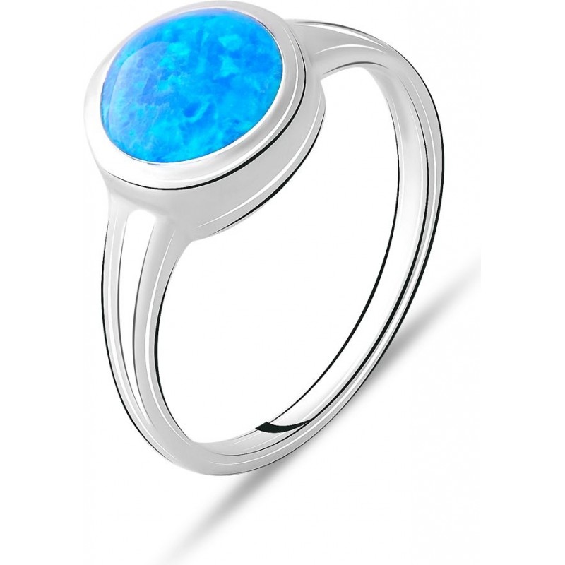 Серебряное кольцо SilverBreeze с опалом 0.775ct (2075028) 17 размер