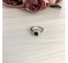 Серебряное кольцо SilverBreeze с натуральным сапфиром 1.64ct (2072898) 18.5 размер