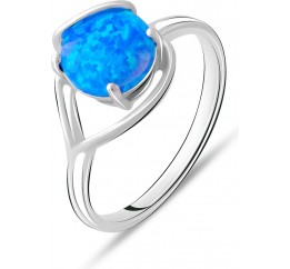 Серебряное кольцо SilverBreeze с опалом 0.775ct 2072843 18 размер, 18 размер, 18 размер, 18 размер
