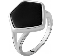 Серебряное кольцо SilverBreeze с натуральным ониксом 2.776ct 2070368 18 размер, 18 размер, 18 размер, 18 размер