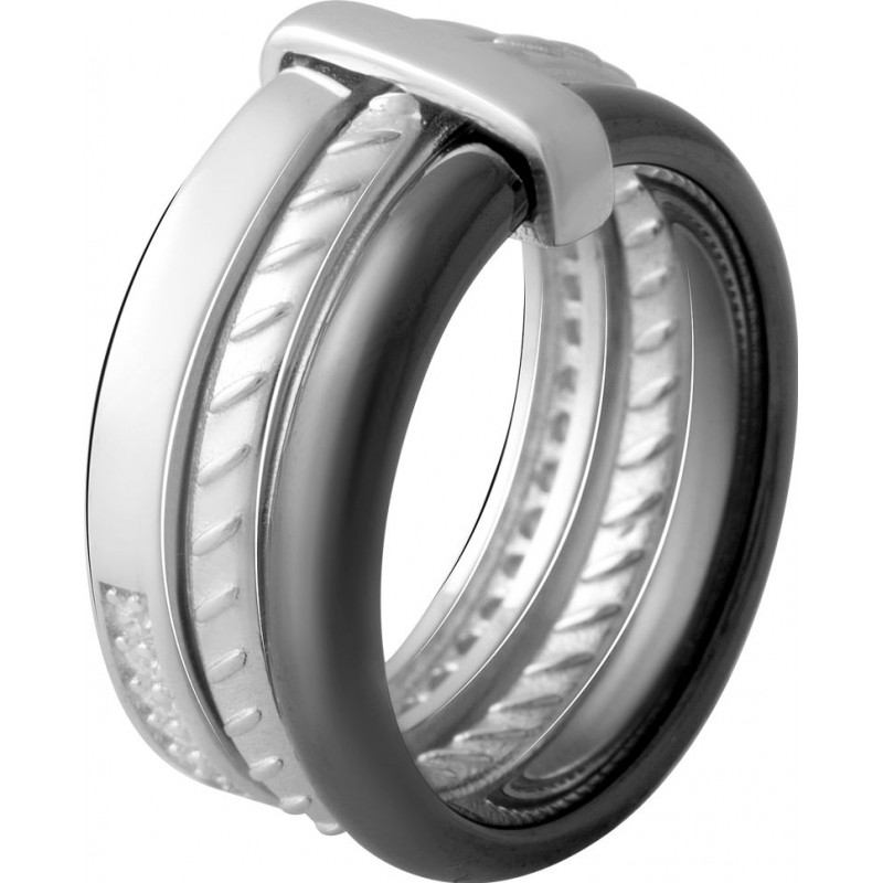 Серебряное кольцо SilverBreeze с керамикой (2070023) 16.5 размер