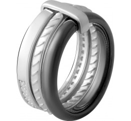 Серебряное кольцо SilverBreeze с керамикой (2070023) 17 размер