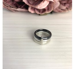 Серебряное кольцо SilverBreeze с керамикой (2070023) 18.5 размер