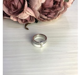 Серебряное кольцо SilverBreeze с керамикой (2070016) 16 размер